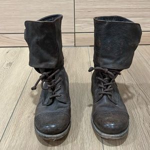 All Saints Brown Leather Boots